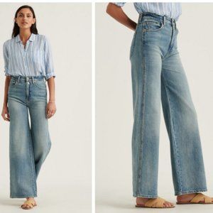 Lucky Brand Ultra High Rise Wide Leg Jean Sz 27